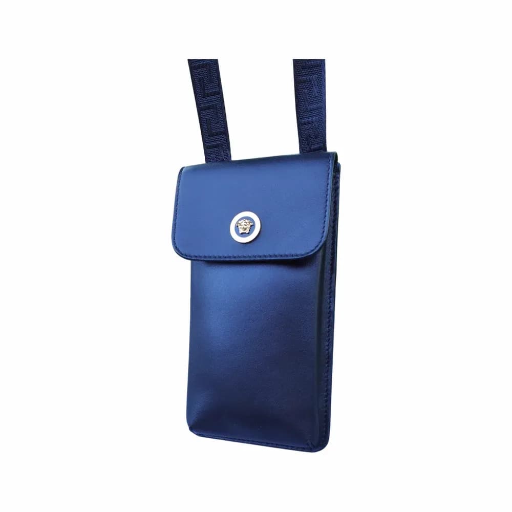 Versace Clash Demi Medusa Leather Phone Bag