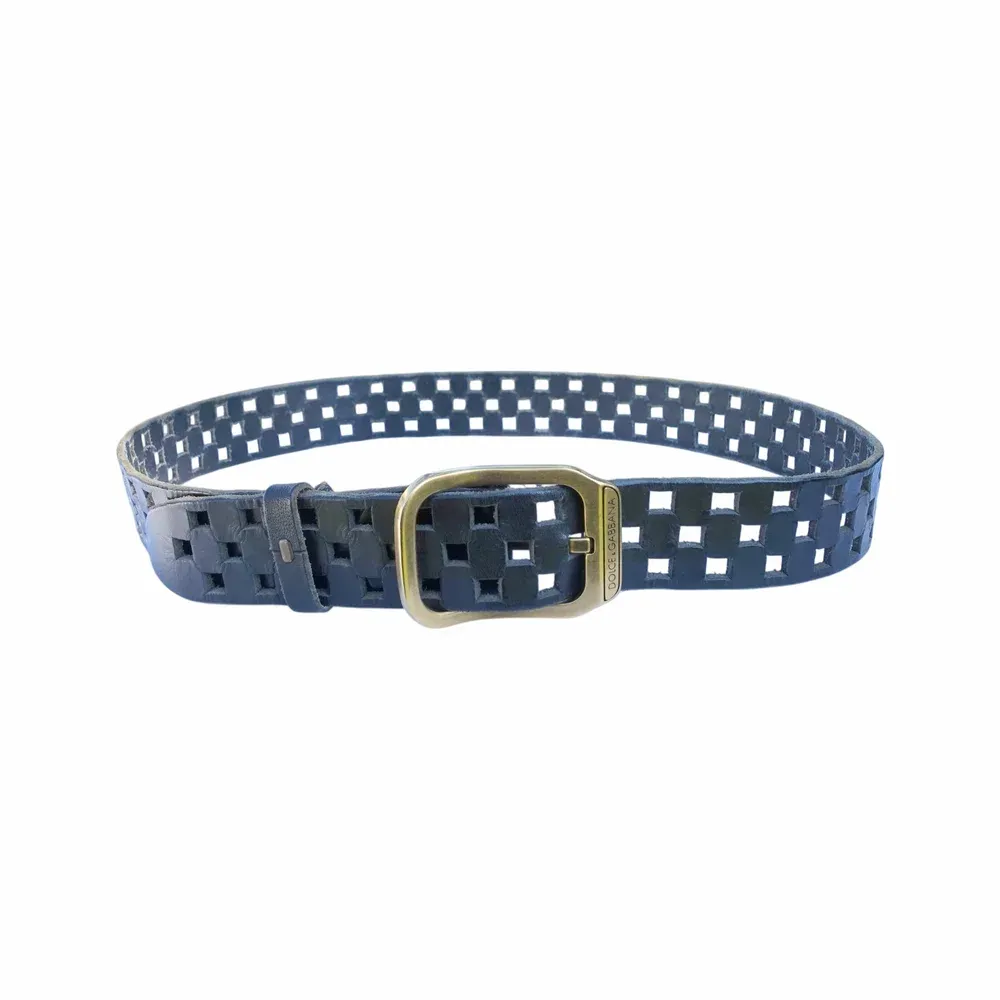 Dolce & Gabbana Braided Leather Belt