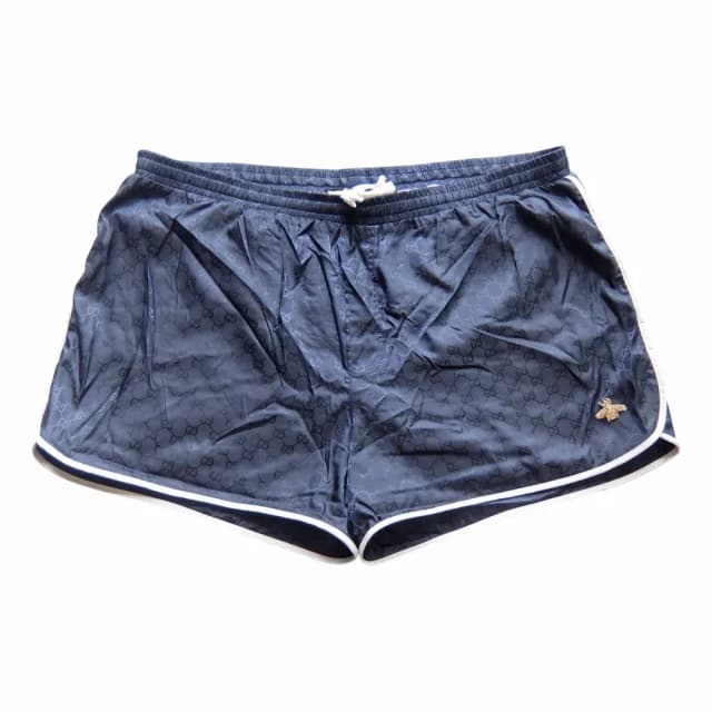 Gucci GG Nylon Swim Shorts with Bee