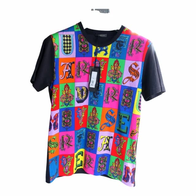 Versace Alphabet-print Shirt