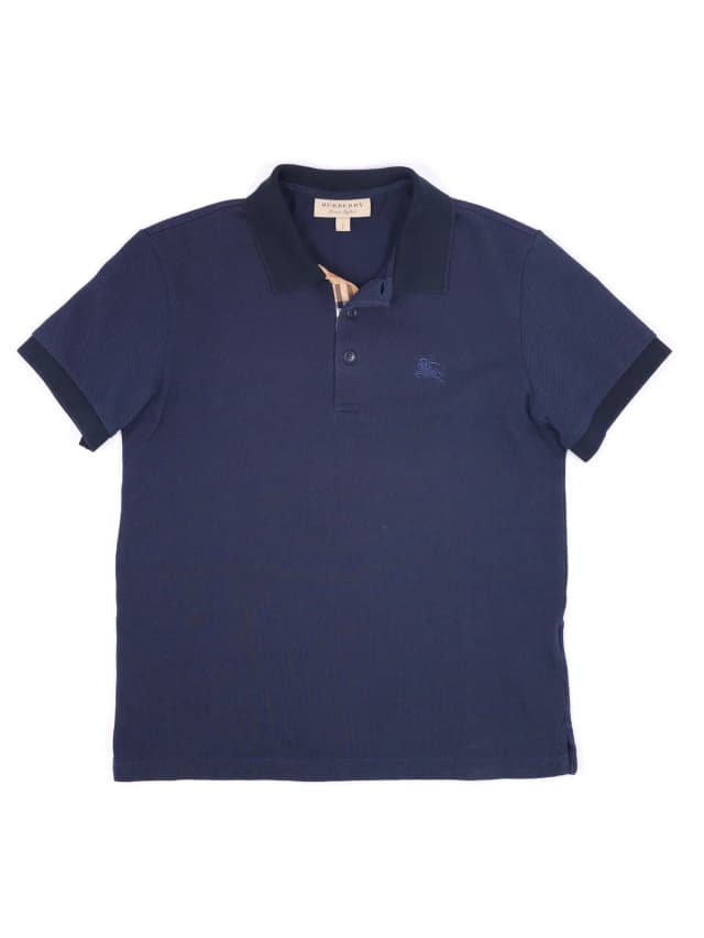Burberry Eddie EKD Embroidered Cotton Piqué Polo