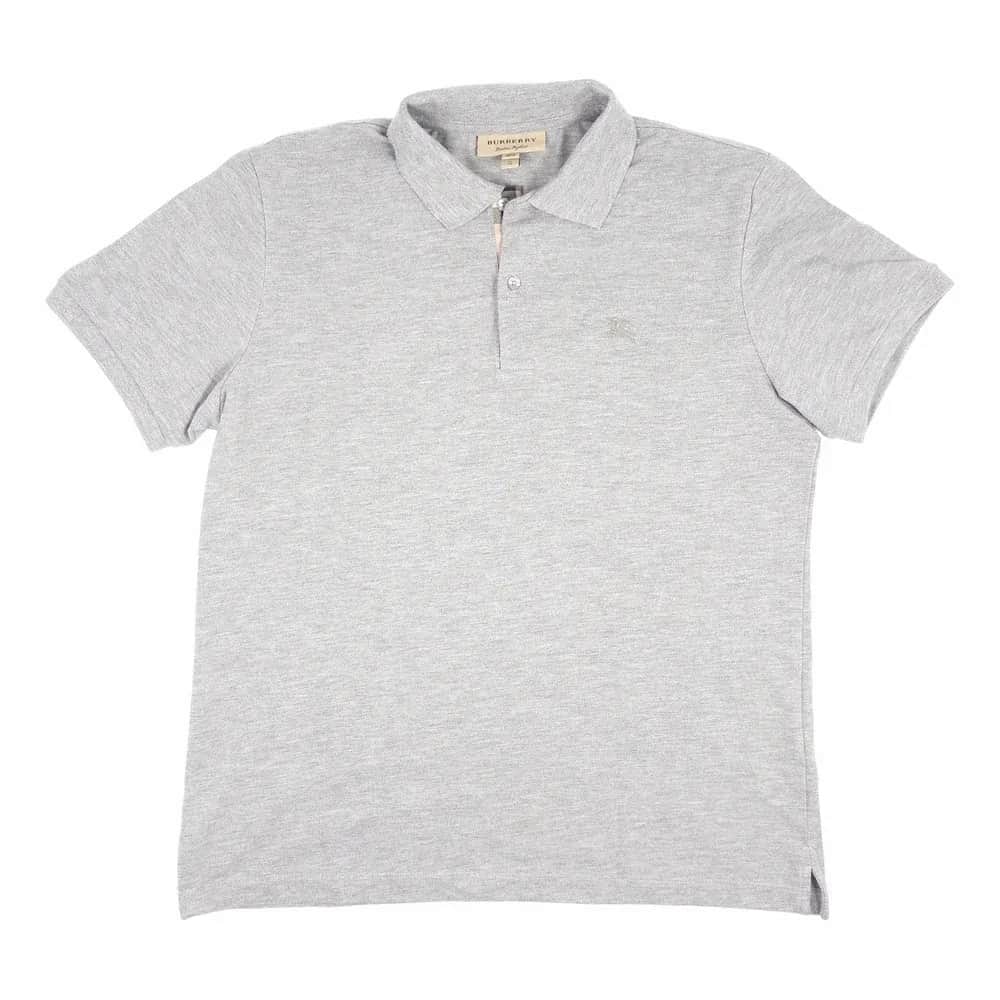 Burberry Eddie TB Check Placket Polo Shirt
