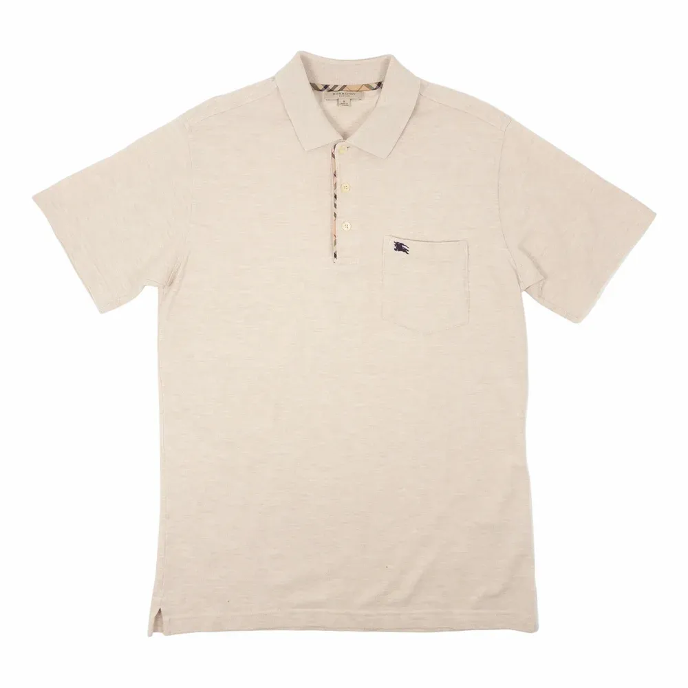 BURBERRY Nova Check Pocket Polo Shirt