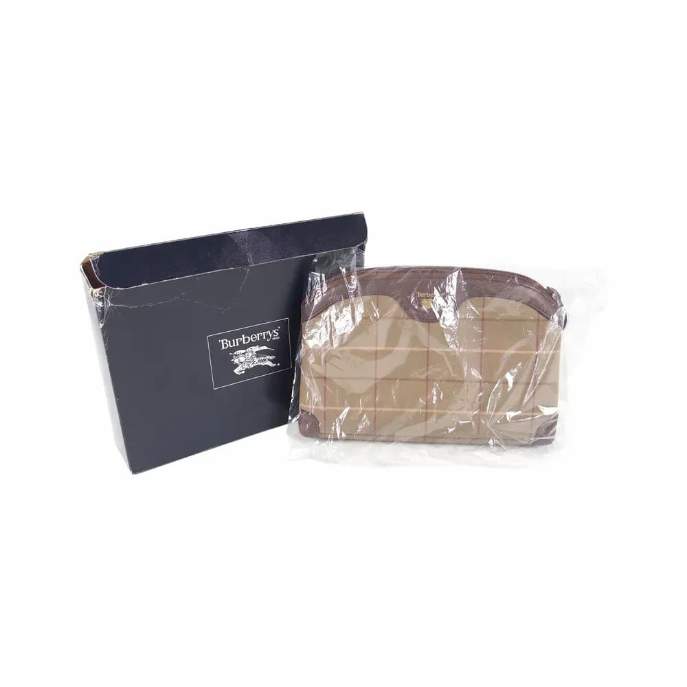 Burberry Vintage Check Clutch Bag