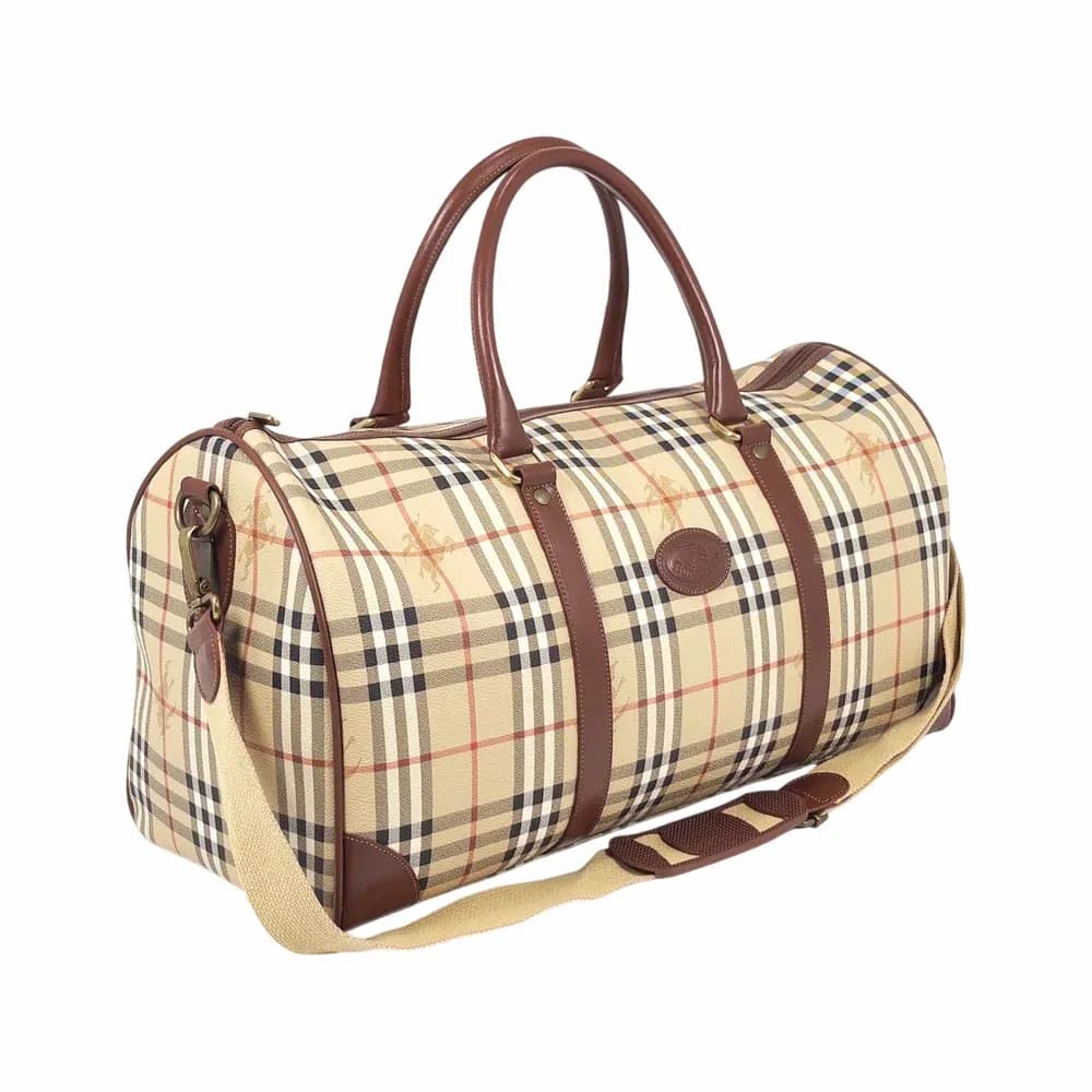 Burberry Haymarket Check Weekender Bag