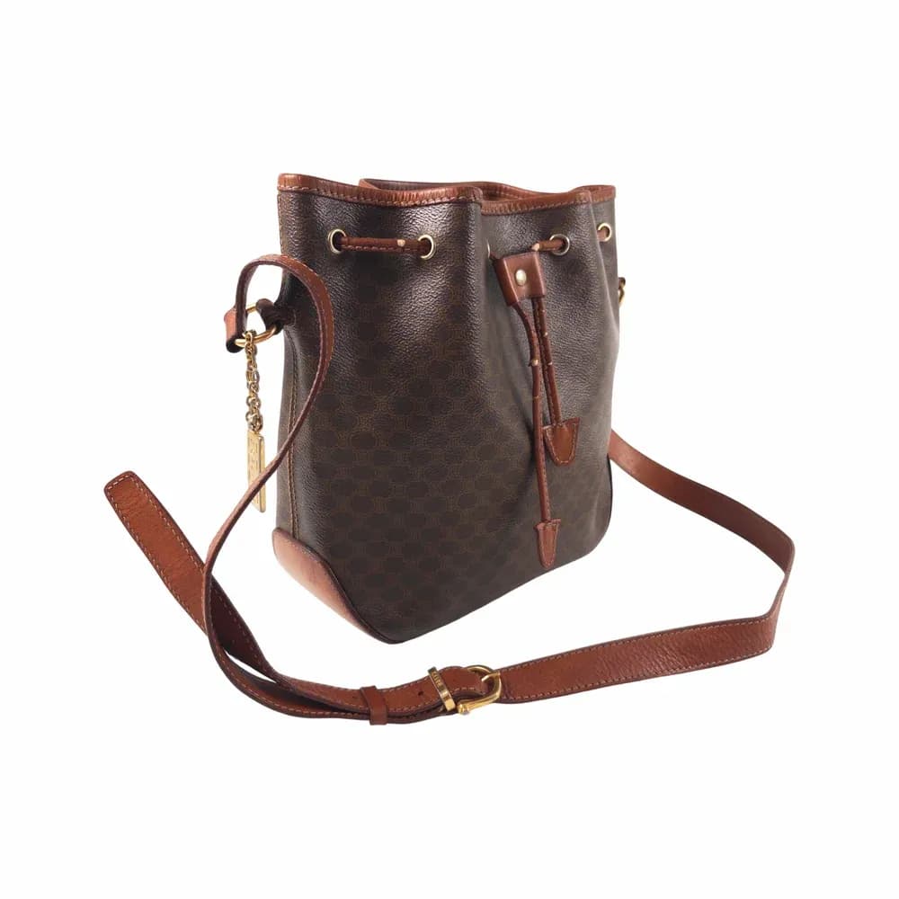 Celine Triomphe Canvas Bucket Bag