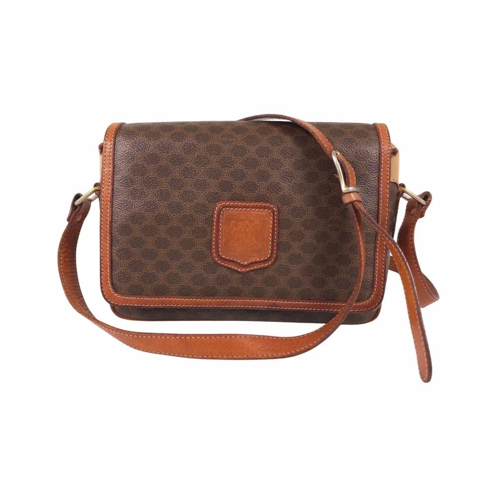 Celine Macadam Canvas Crossbody Bag