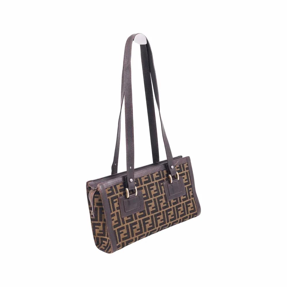 Fendi Zucca Canvas Handbag