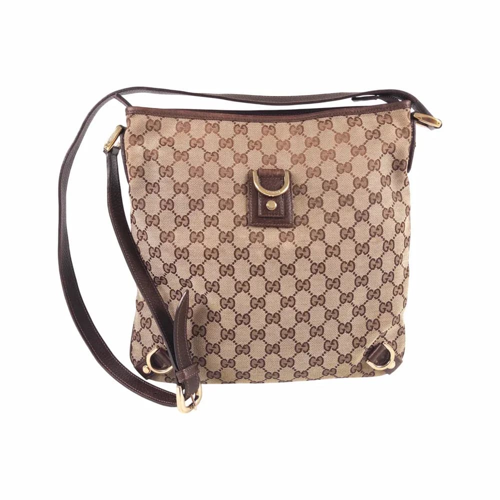 Gucci Abbey D-Ring GG Canvas Crossbody Bag