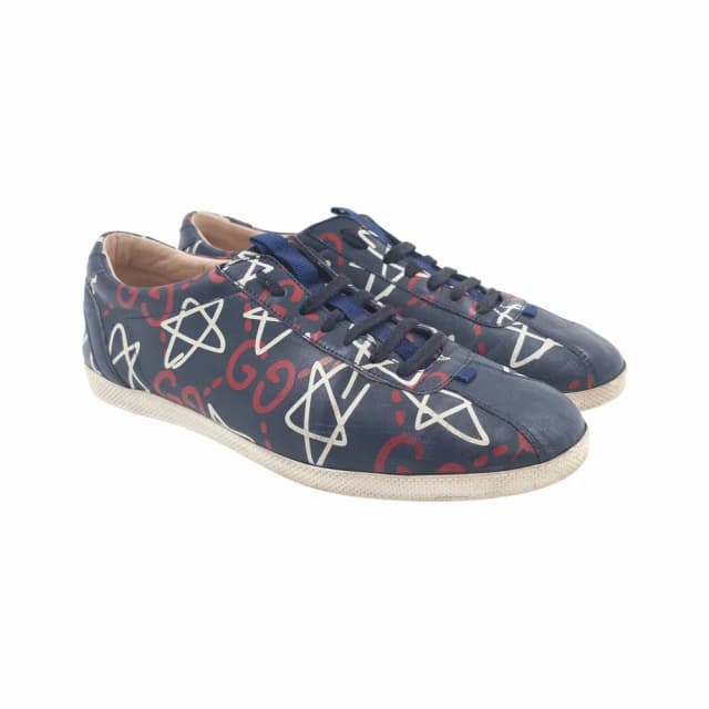 Gucci Apollo Star Ghost Print Low Top Sneakers