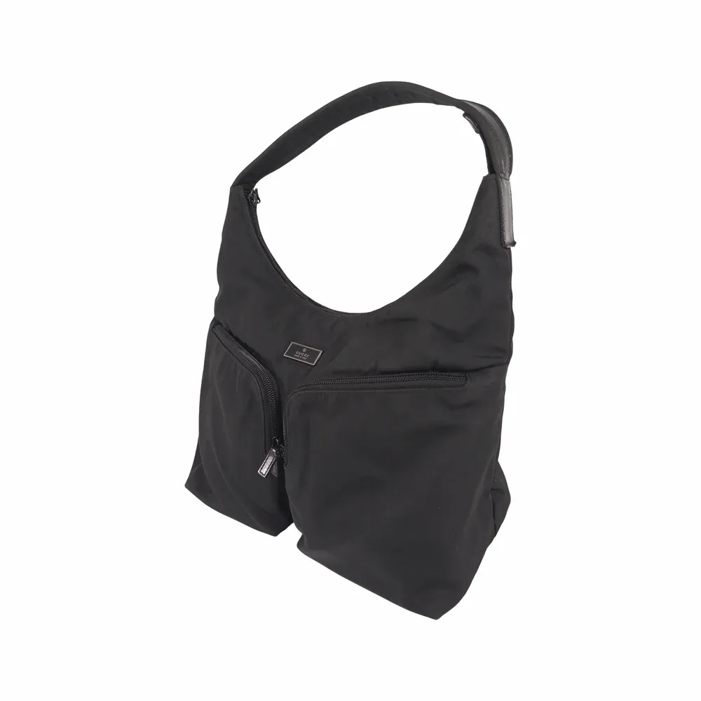 Gucci Canvas Shoulder Boat Bag