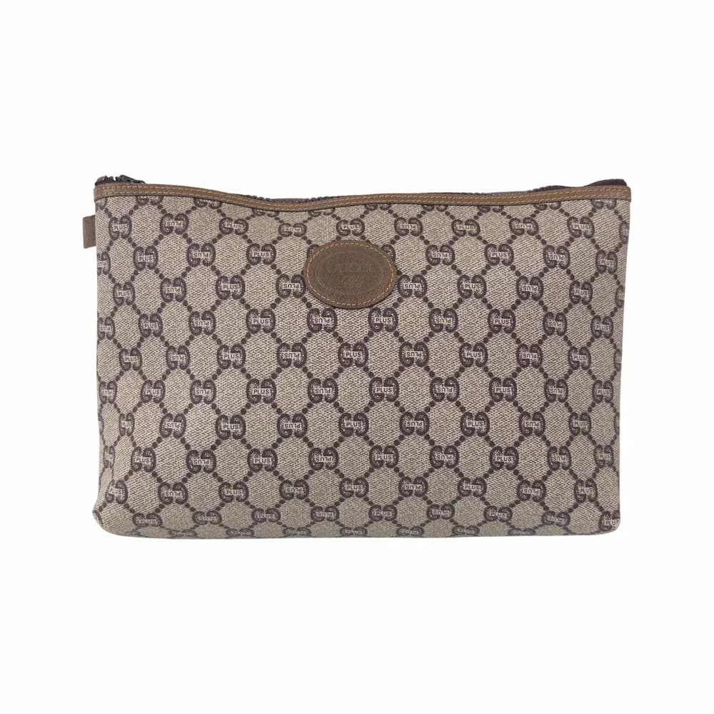 Gucci Plus GG Canvas Clutch Bag
