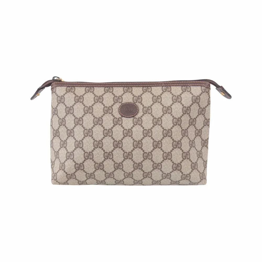 Gucci GG Plus Supreme Clutch / Cosmetic Pouch