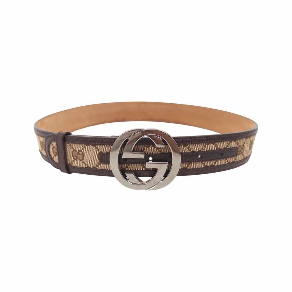 Gucci GG Supreme Canvas Interlocking G Belt