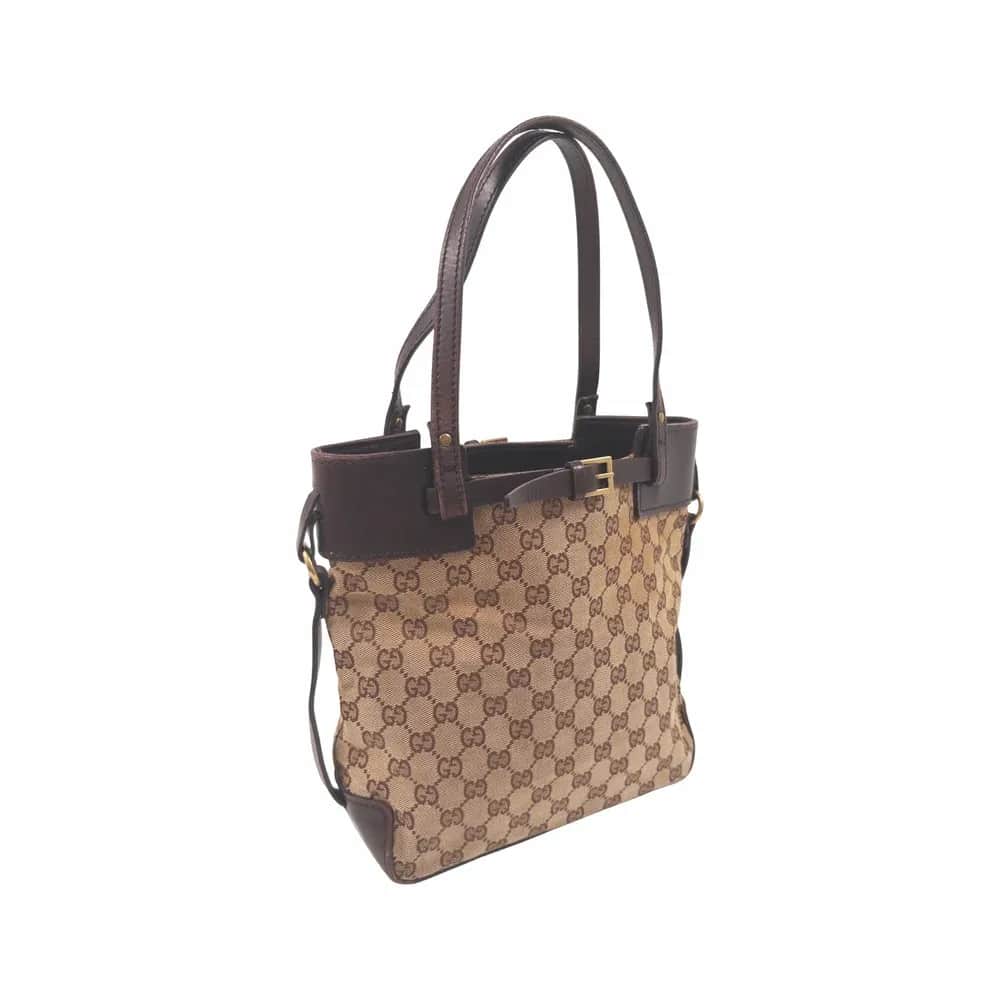 Gucci Britt GG Canvas Belted Tote