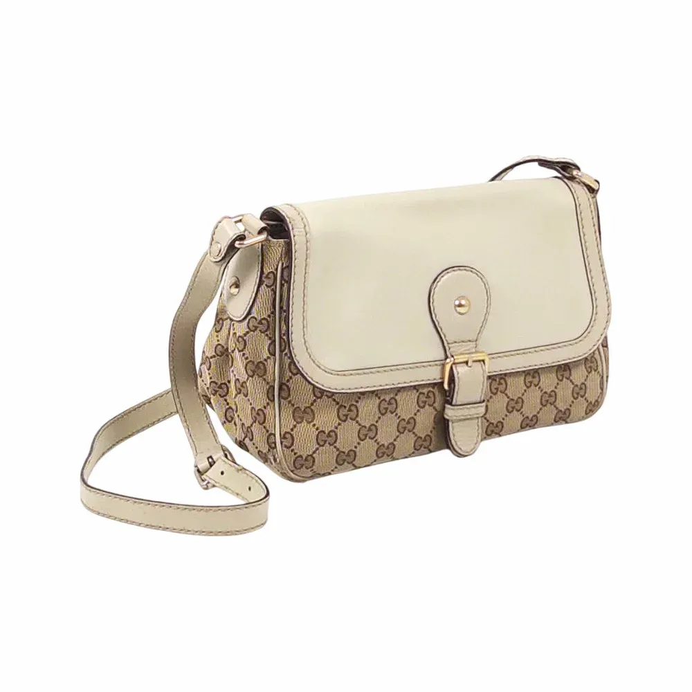 Gucci Sukey Flap GG Canvas Crossbody Bag