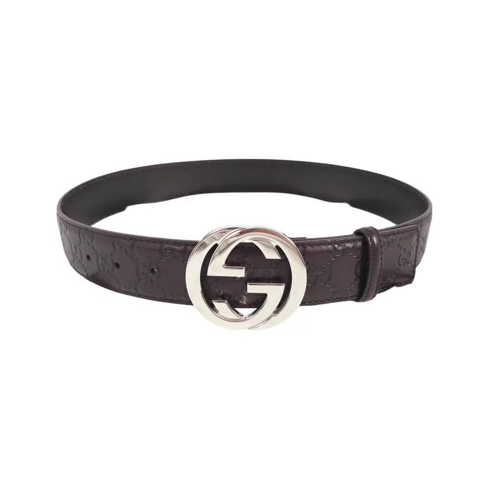 Gucci Interlocking G Guccissima Leather Belt