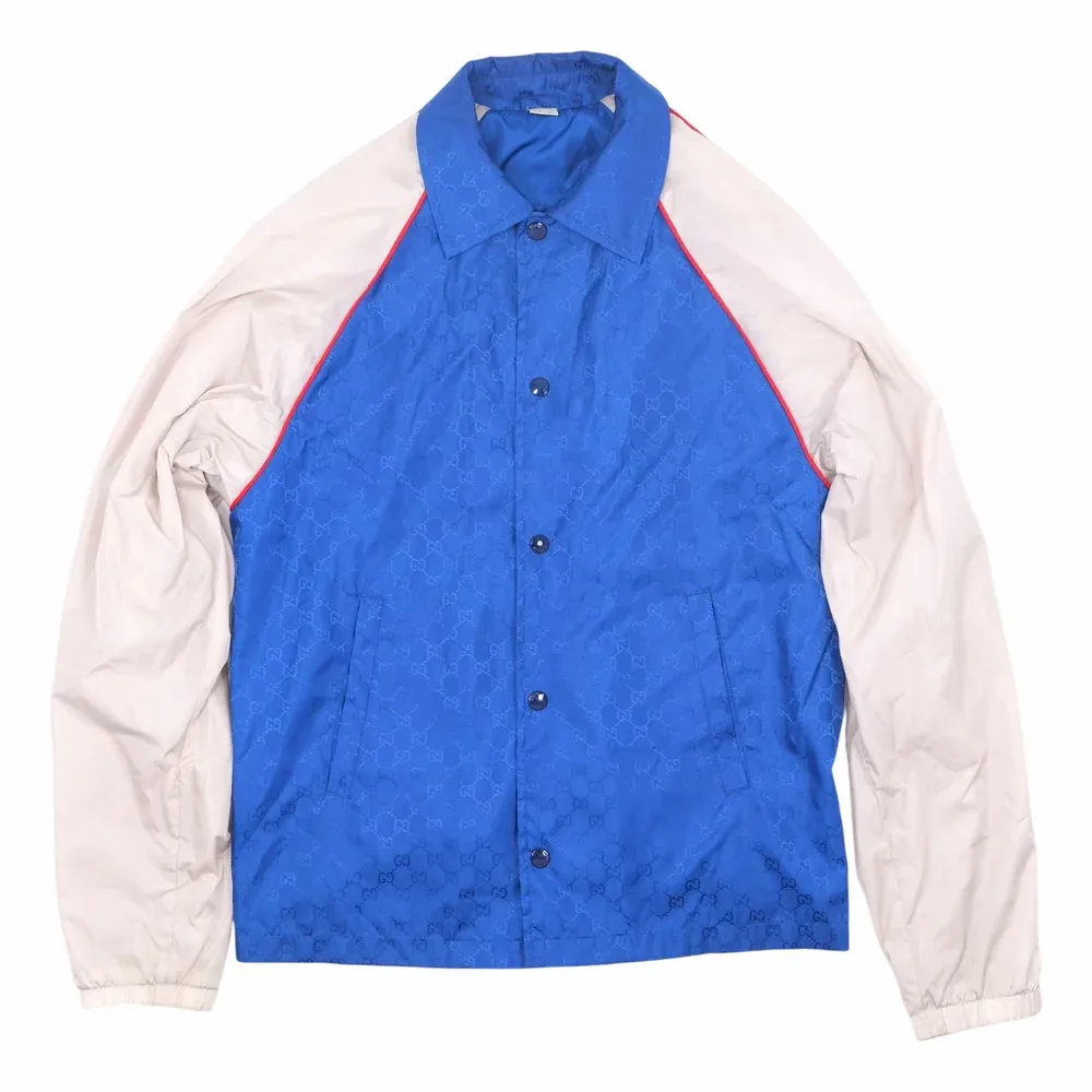Gucci GG Jacquard Nylon Windbreaker Jacket