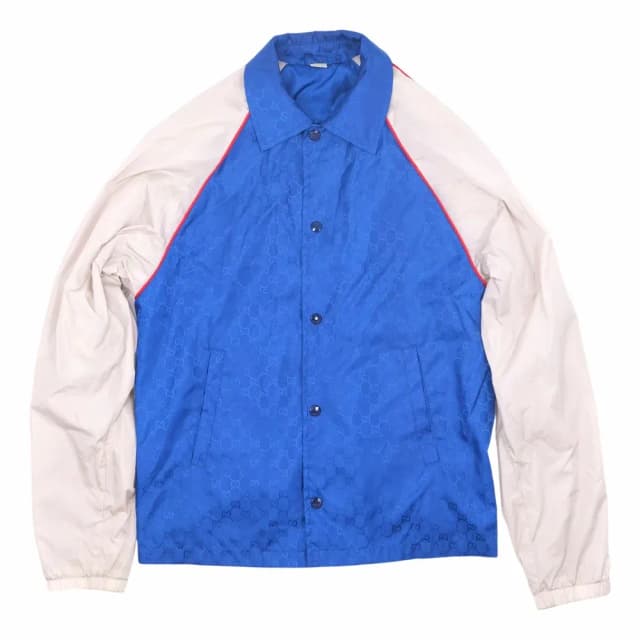 Gucci GG Jacquard Nylon Windbreaker Jacket