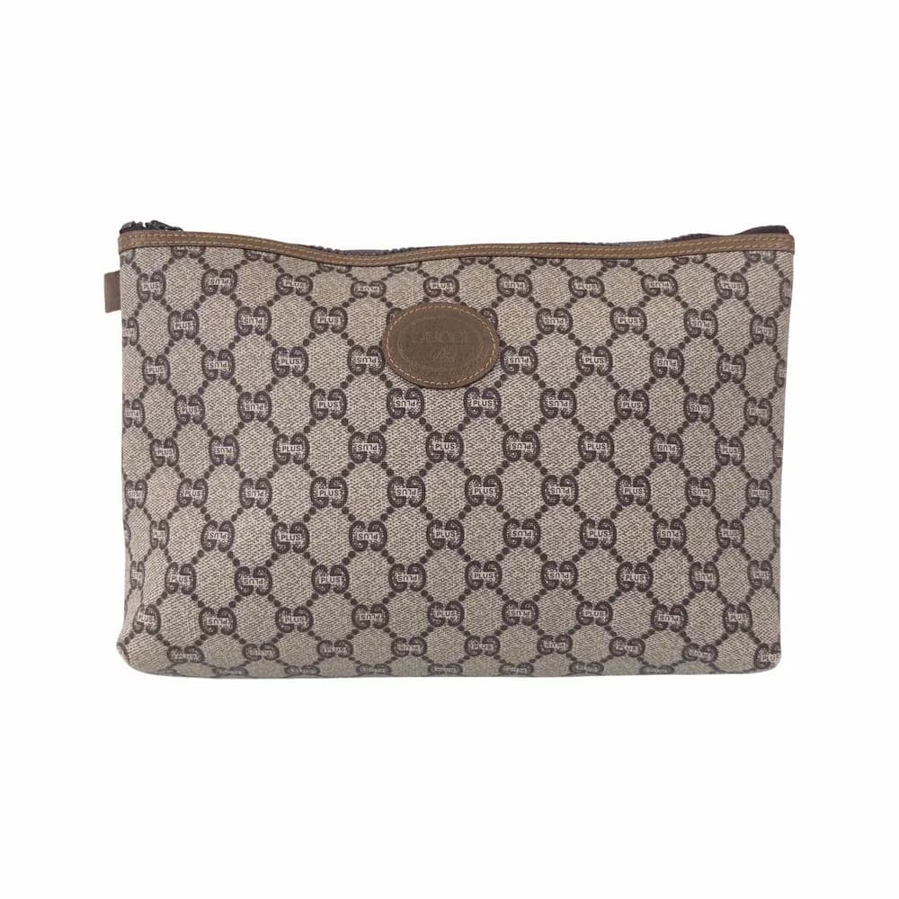 Gucci Plus GG Canvas Clutch Bag
