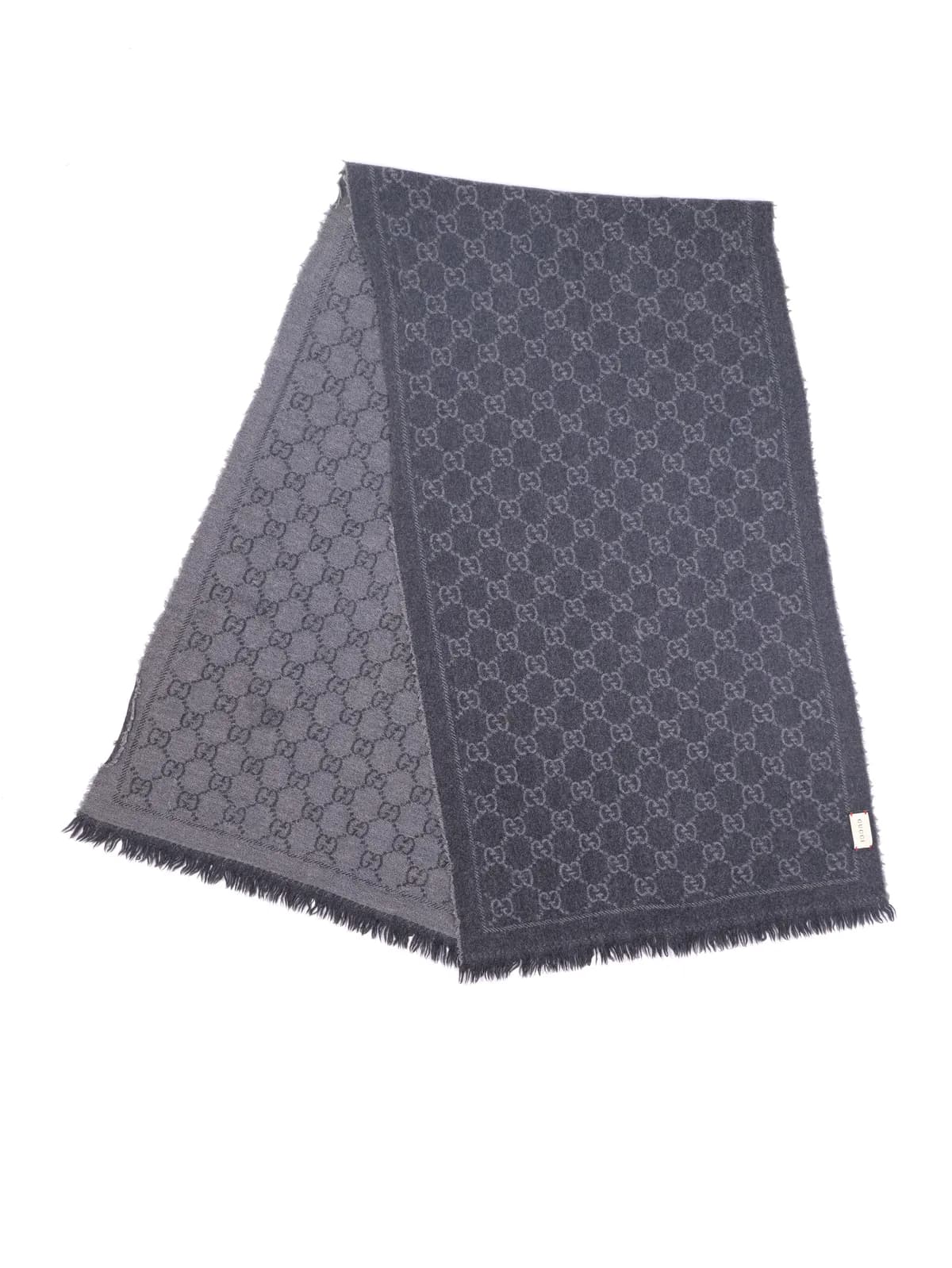 Gucci GG Jacquard Knitted Scarf