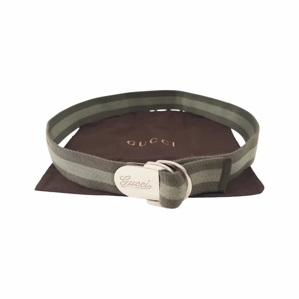 Gucci Web Stripe Belt