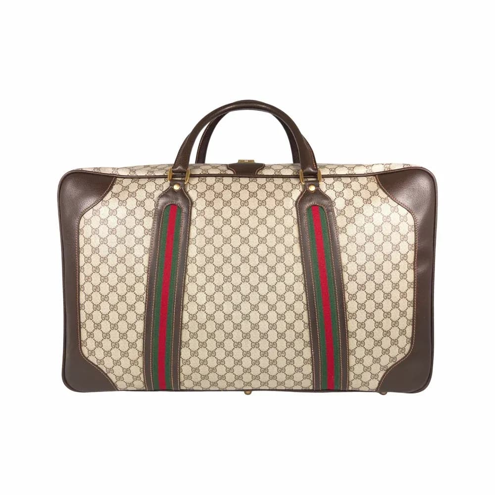 Gucci Savoy Web Duffle Bag
