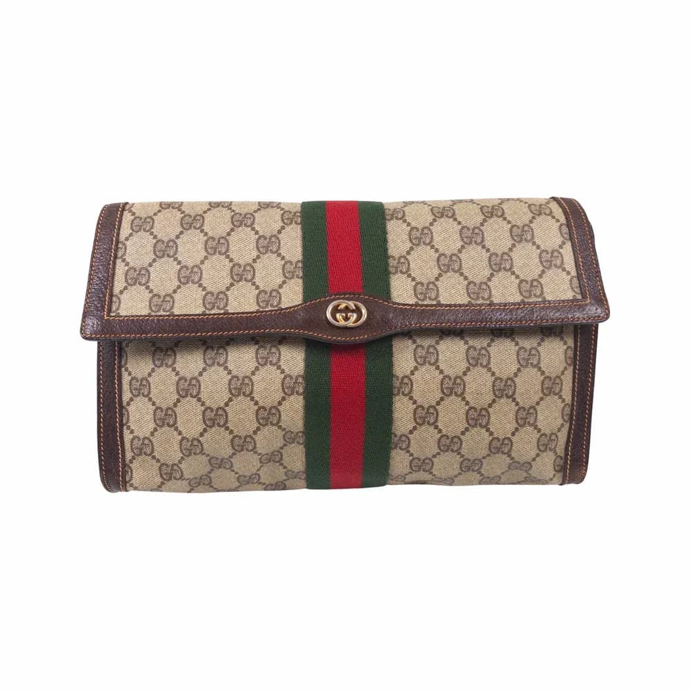 Gucci Ophidia Sherry Line Clutch Bag