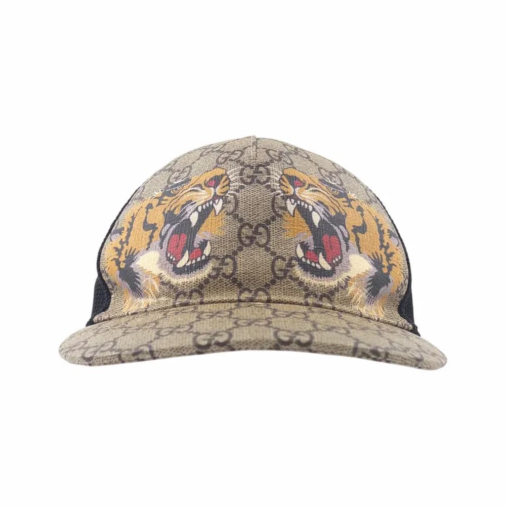 GUCCI Tiger GG Monogram Baseball Cap
