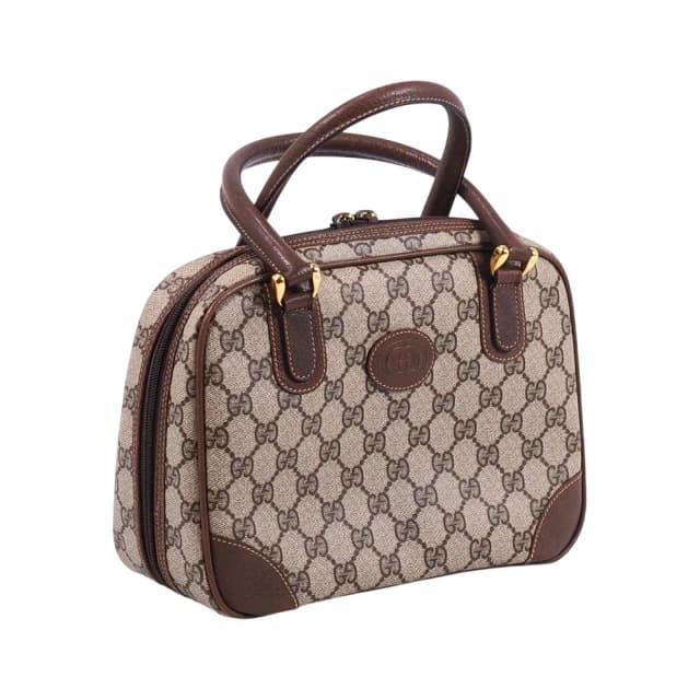 Gucci GG Supreme Interlocking G Vintage Top Handle Bag