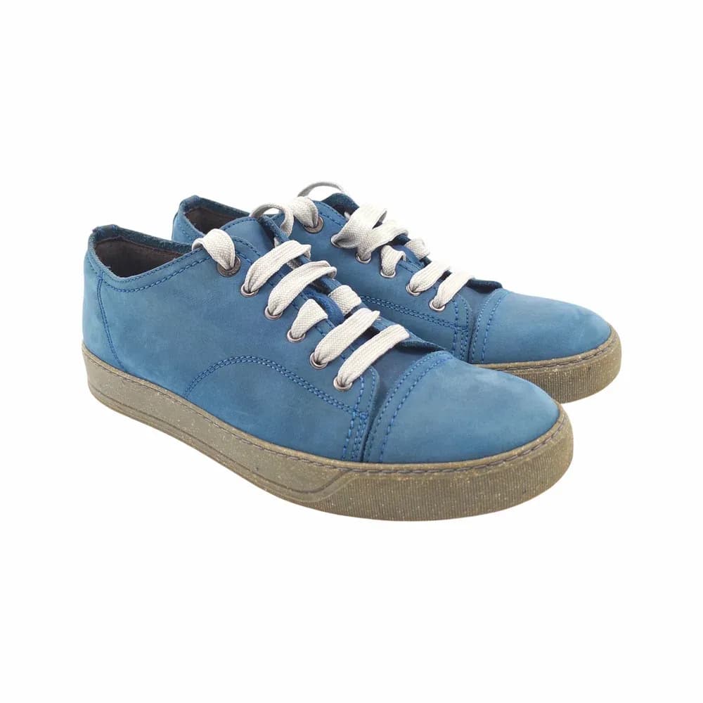 LANVIN DBB1 Patent Cap Toe Sneaker