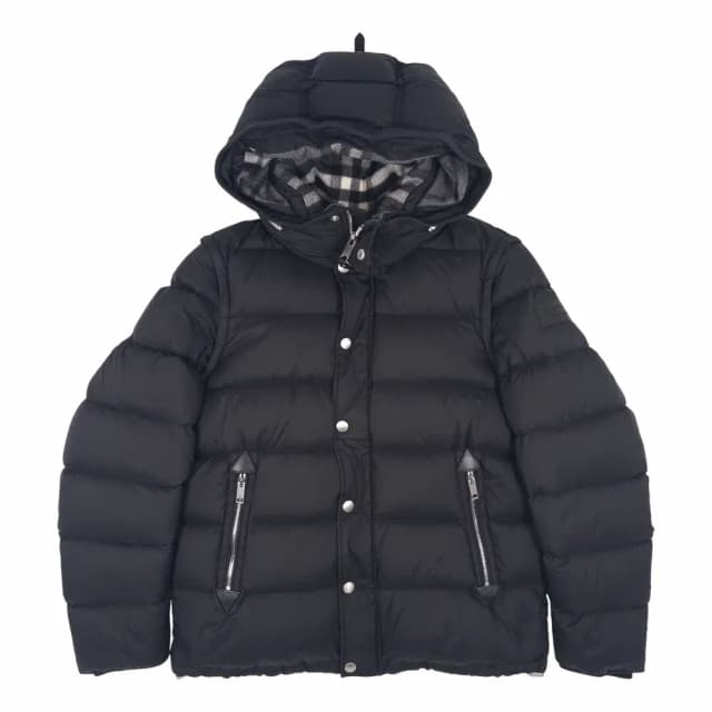 Burberry Lockwell Detachable-Sleeve Down-Filled Puffer Jacket