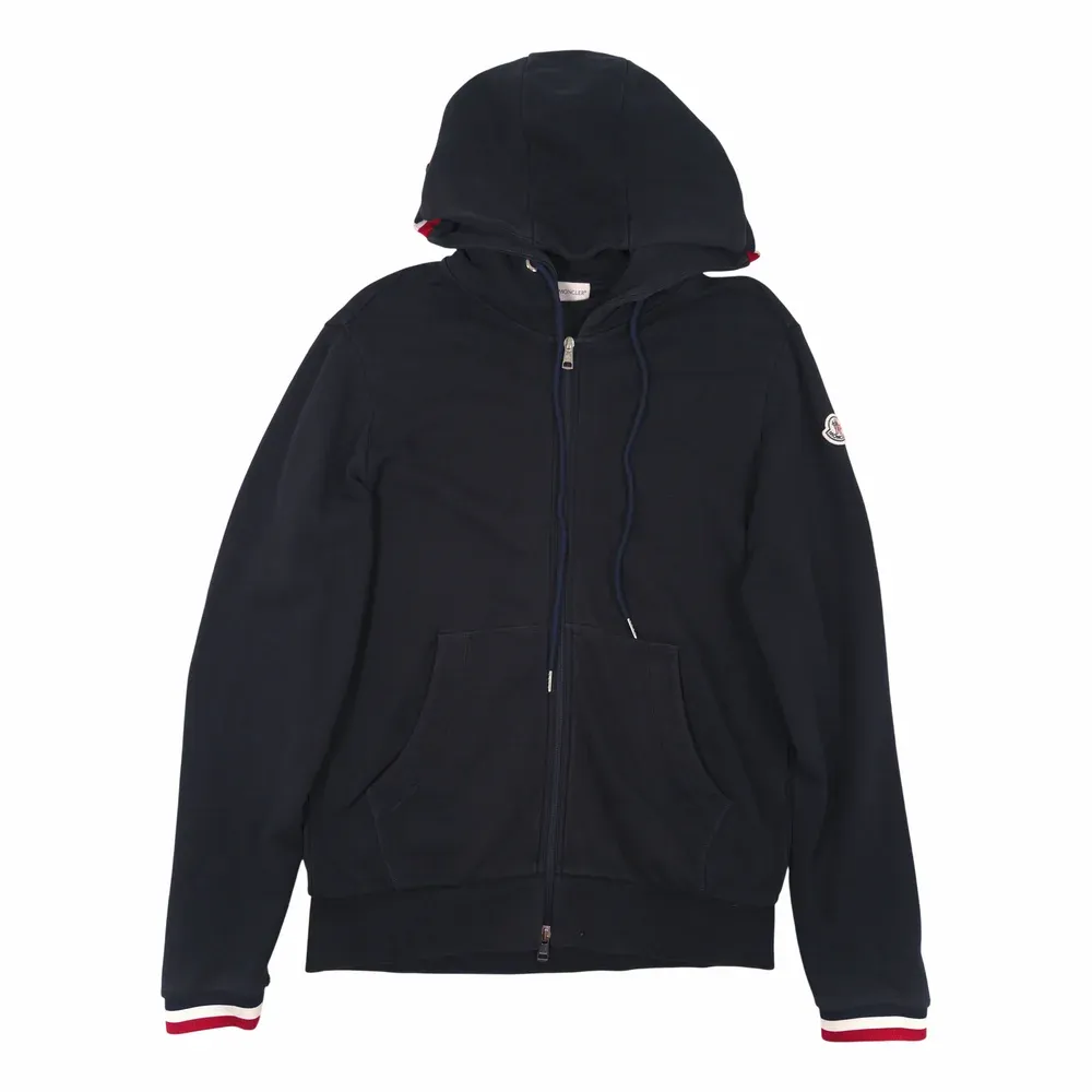 Moncler Tricolour Zip-Up Hoodie