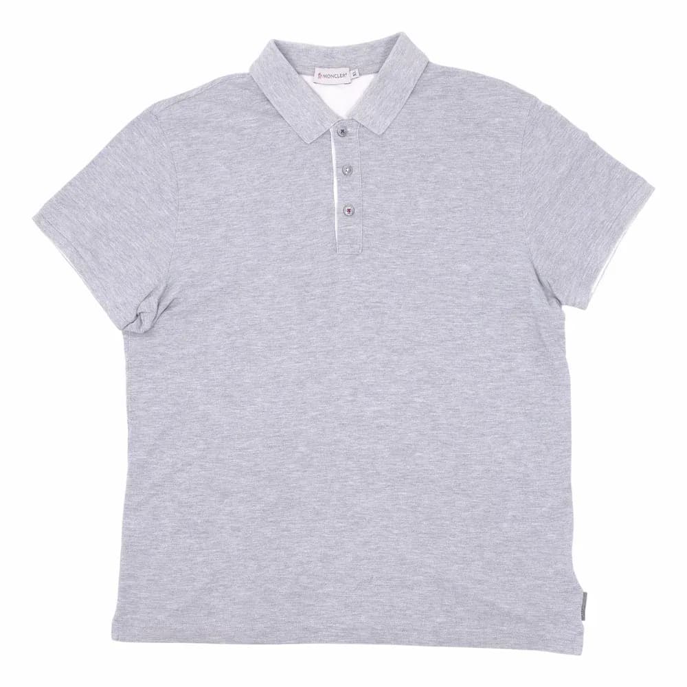 Moncler Tricolor Button Polo Shirt