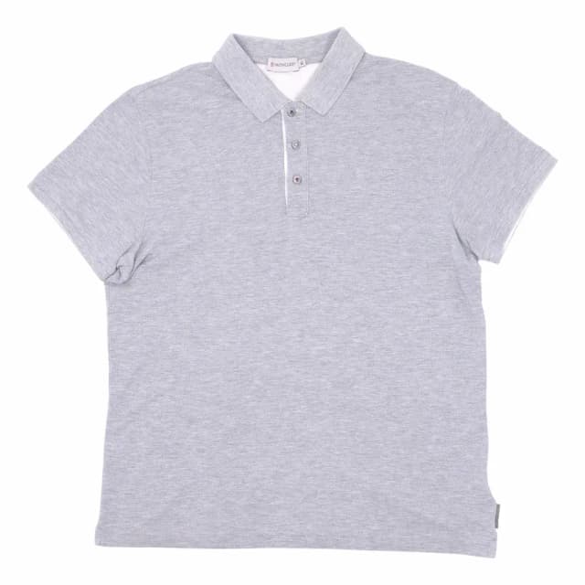 Moncler Tricolor Button Polo Shirt
