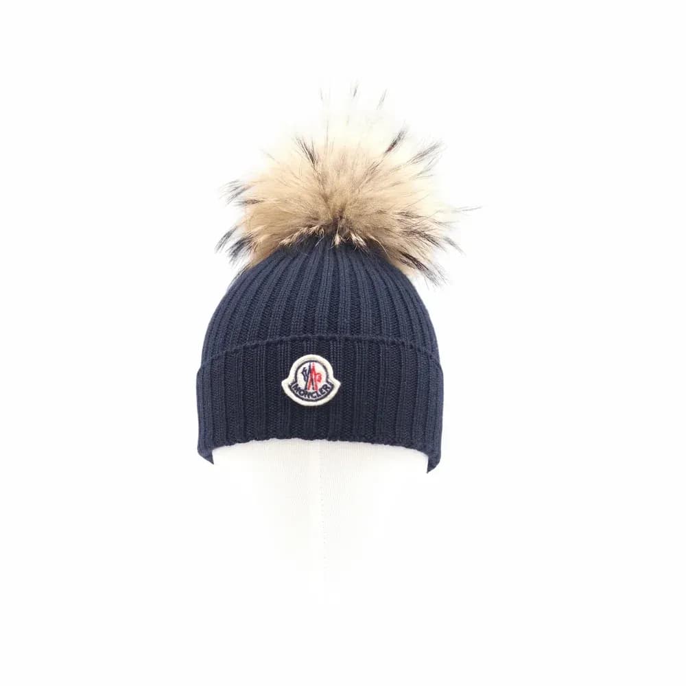 MONCLER Knitted Pom Pom Beanie