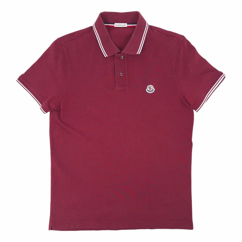 MONCLER Classic Logo Piqué Polo Shirt