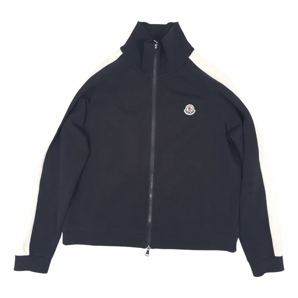 Moncler Logo Patch Zip-Up Cardigan (8G00001 899V9)