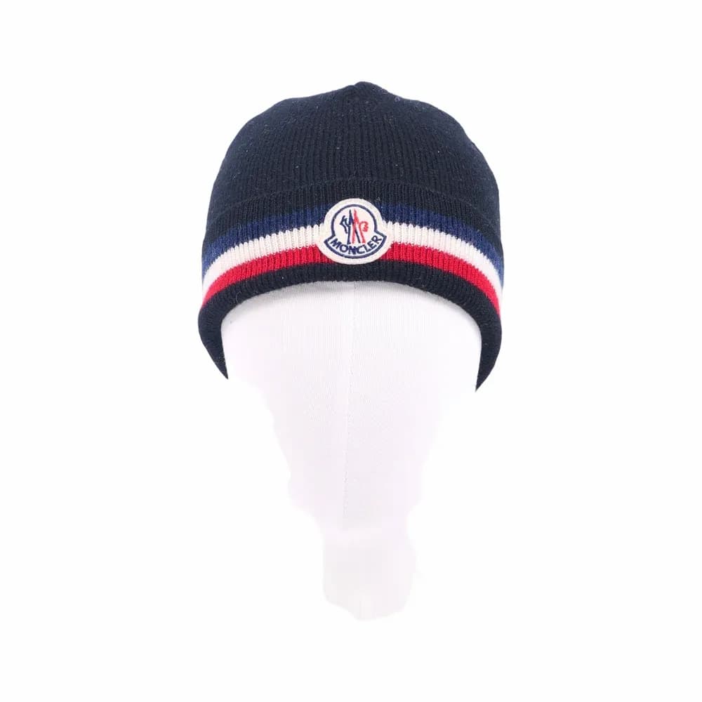 Moncler Tricolor Wool Beanie