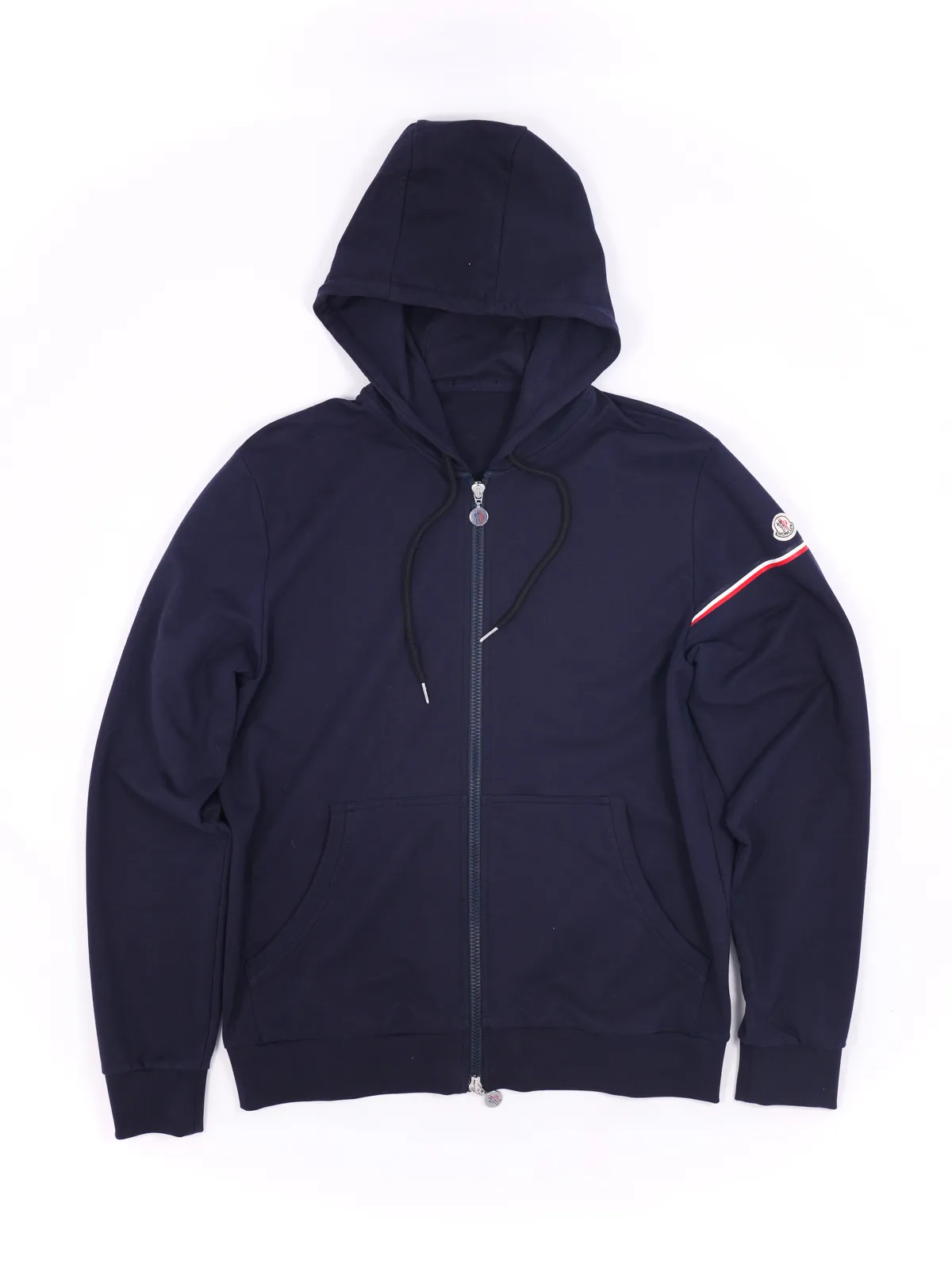 Moncler Tricolor Zip-Up Hoodie