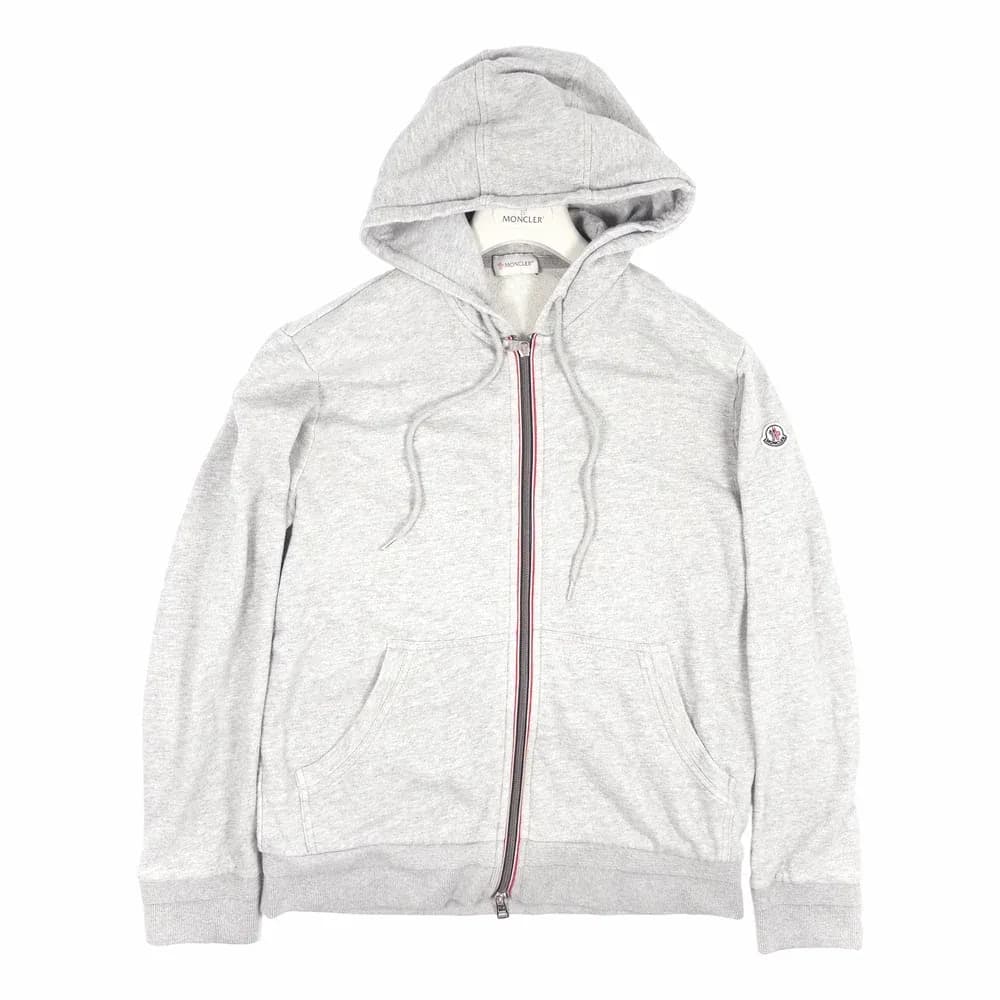 Moncler Maglia Double Patch Zip Up Hoodie