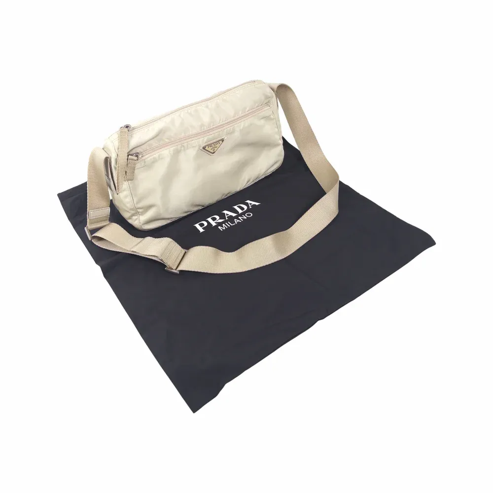 Prada Vela Nylon Messenger Bag