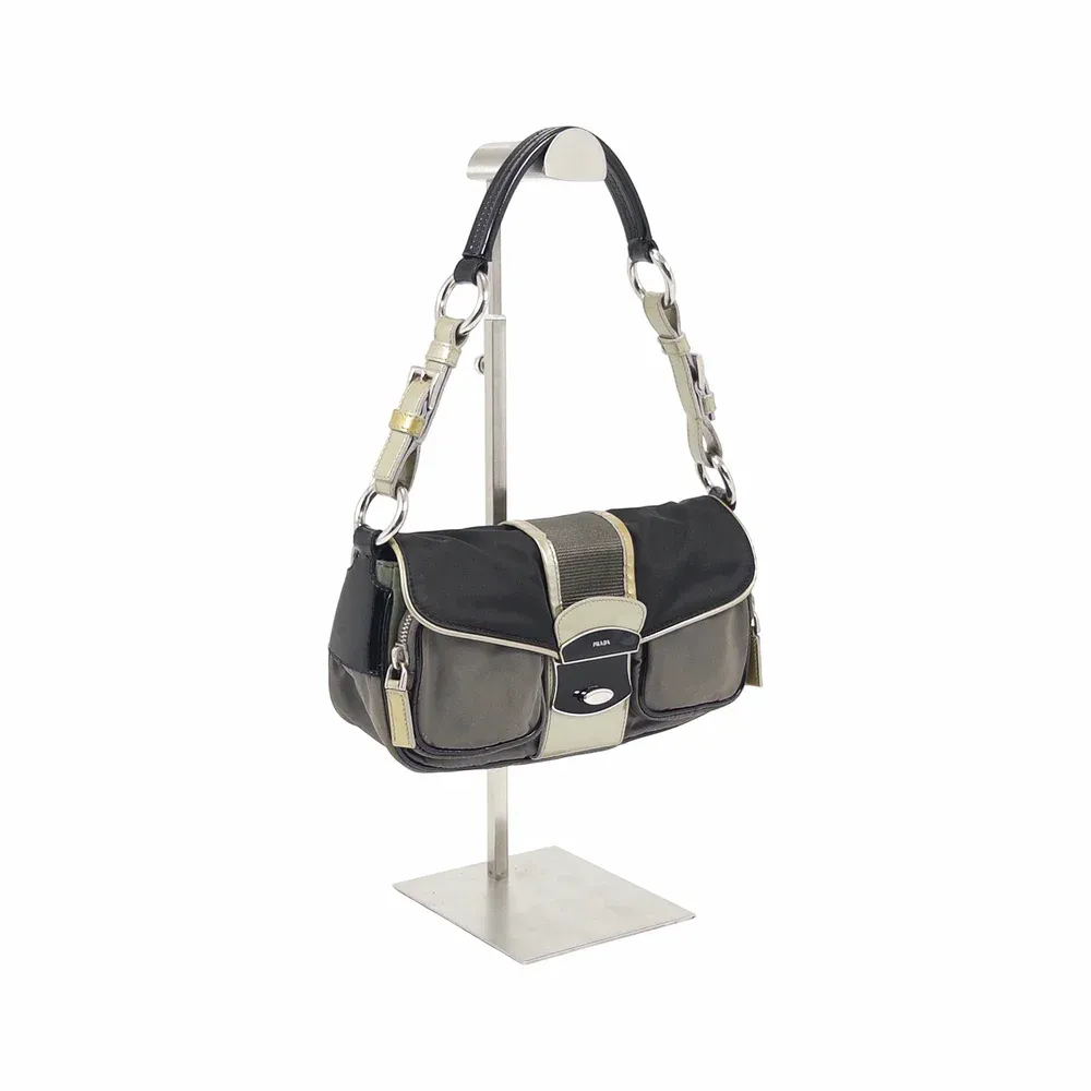 Prada Tessuto Pocket Space Shoulder Bag