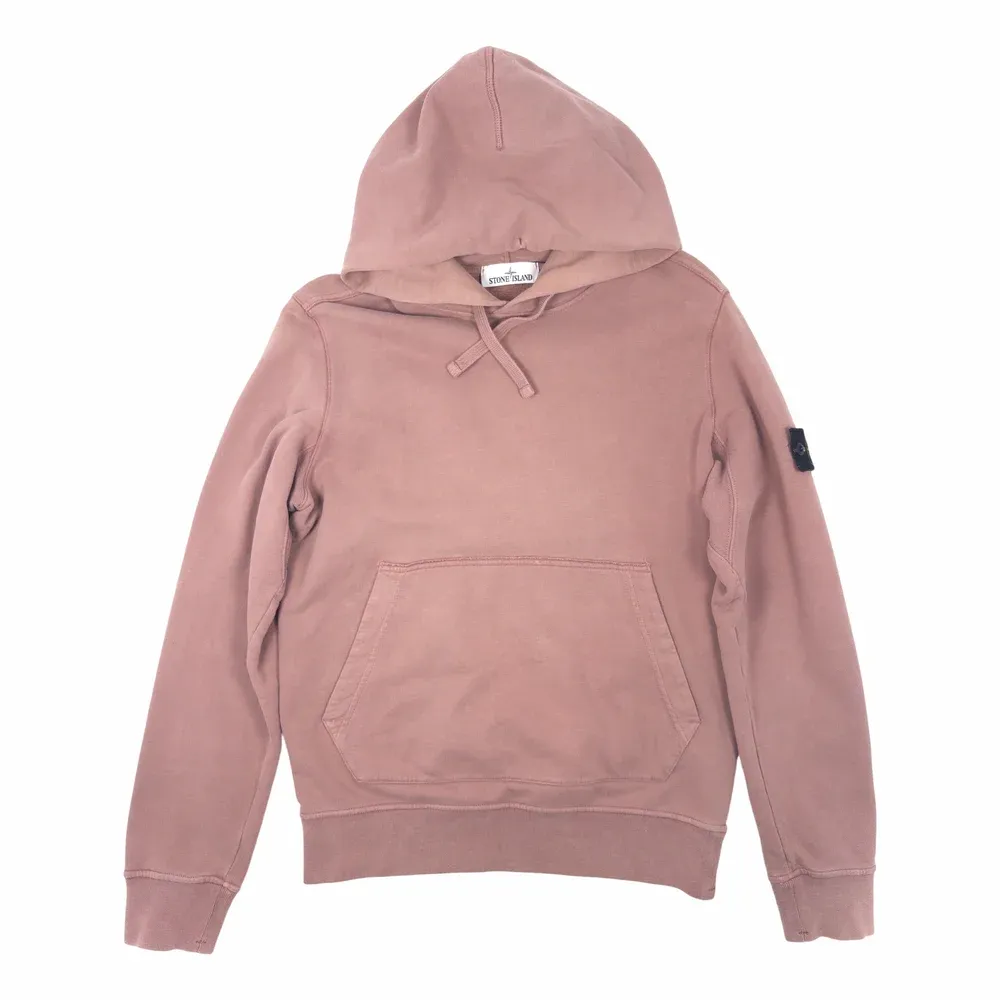STONE ISLAND Garment Dyed Cotton Fleece Hoodie