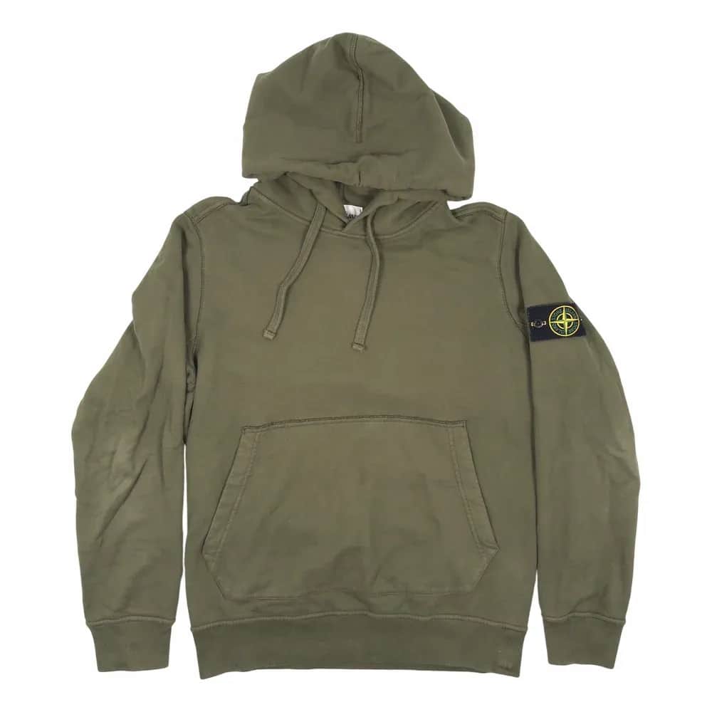 Stone Island Garment Dyed Fleece Hoodie
