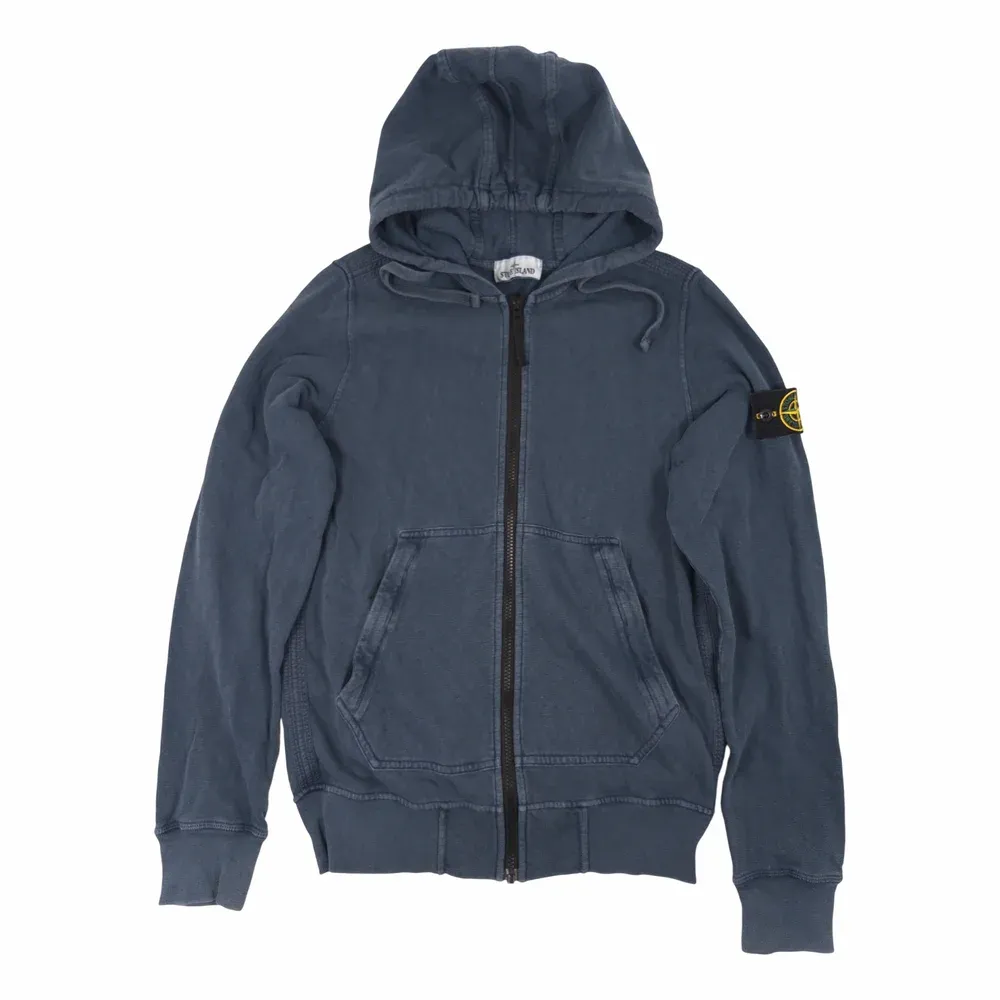 Stone Island Light Fleece Zip Up Hoodie