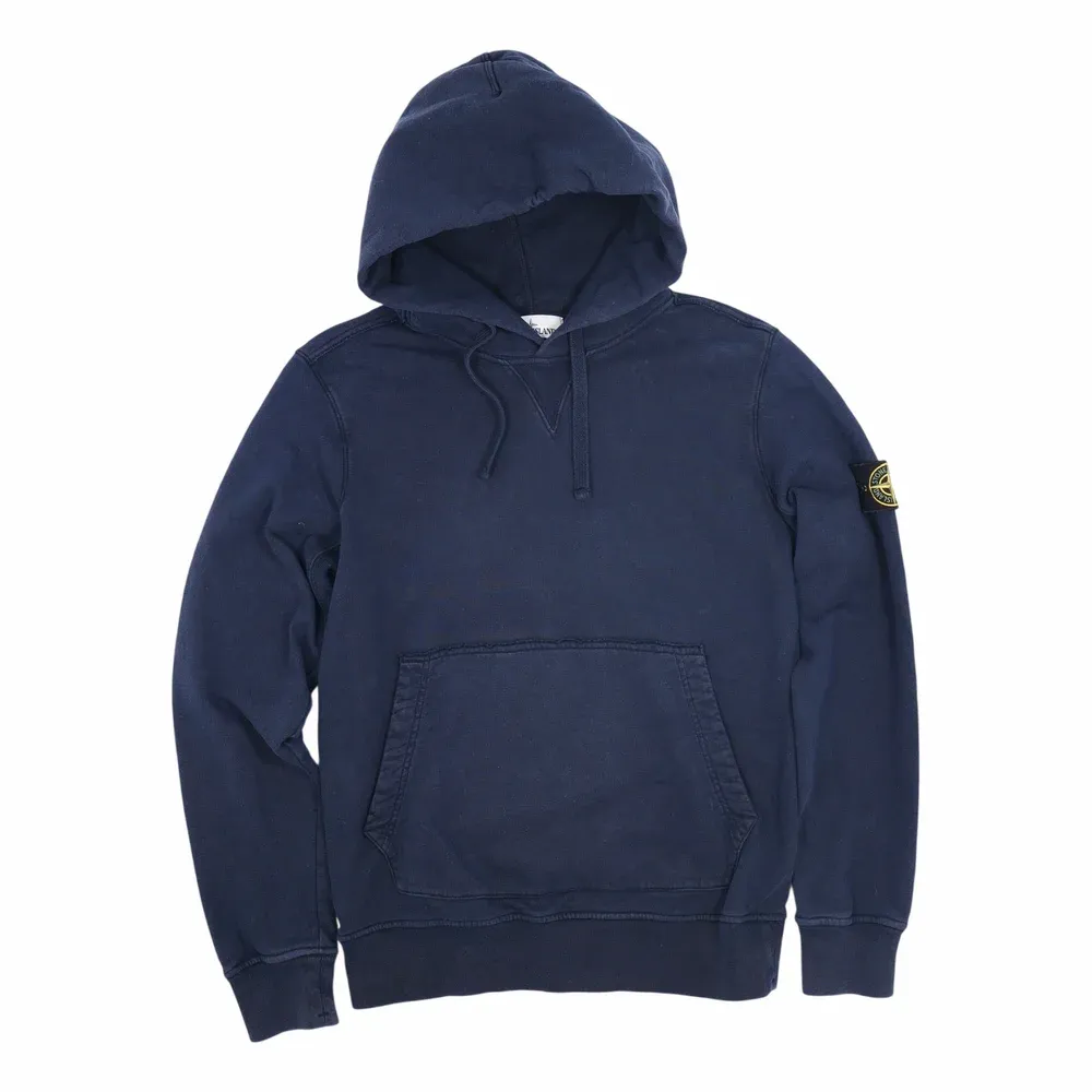 Stone Island 64151 Garment Dyed Hooded Sweatshirt