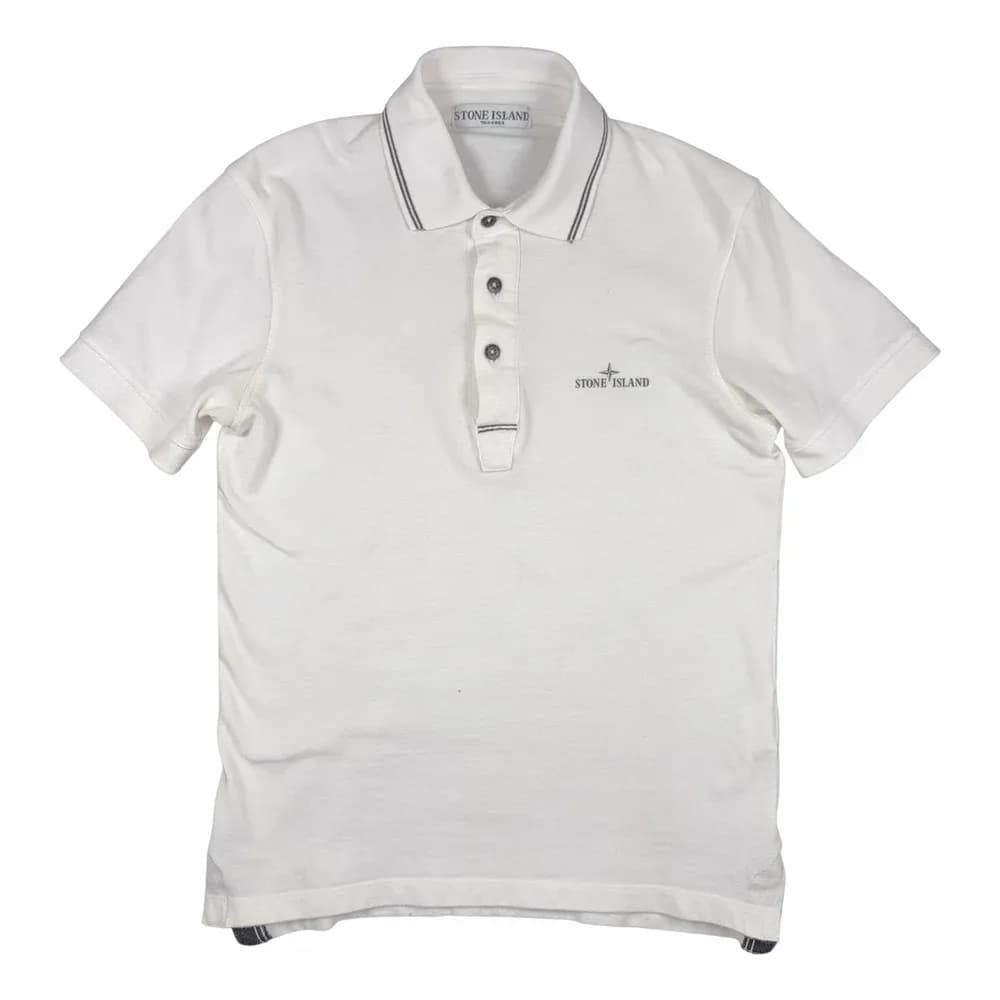 Stone Island Cotton Pique Polo Shirt