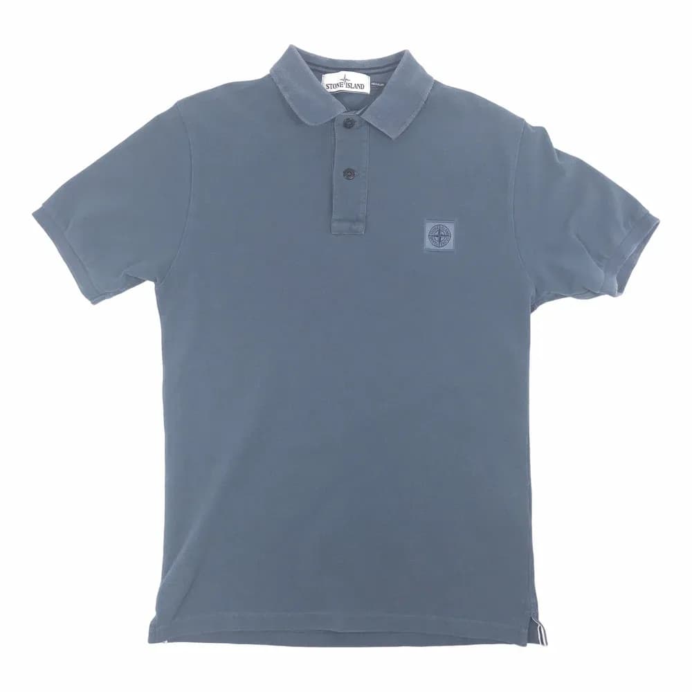 STONE ISLAND Cotton Pique Polo Shirt