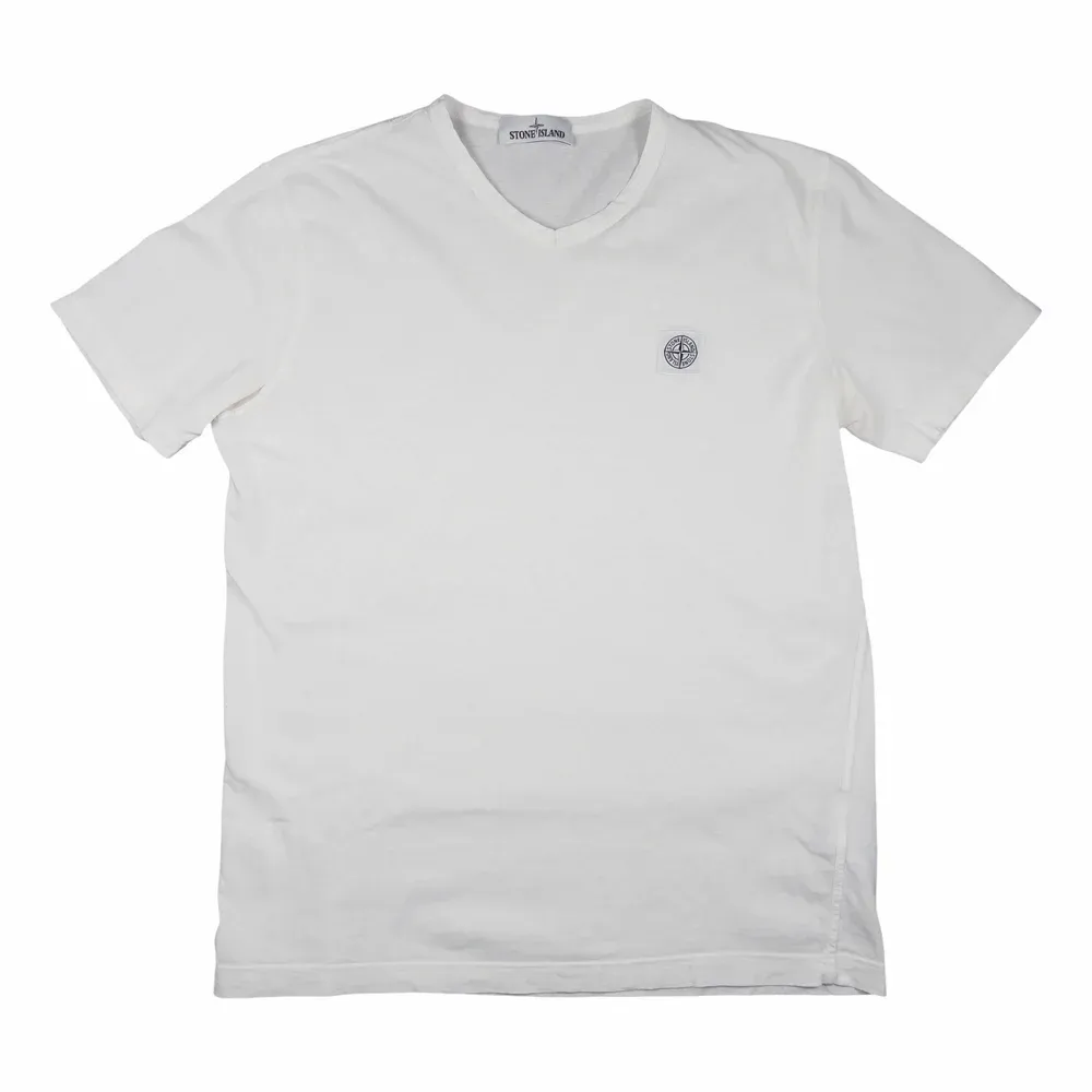 Stone Island Garment Dyed Cotton Jersey Compass Logo T-Shirt